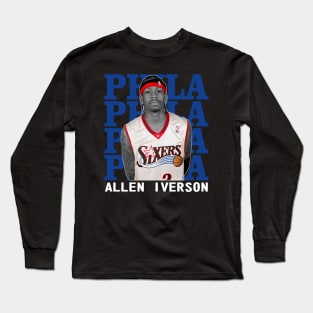 Philadelphia 76ers Allen Iverson Long Sleeve T-Shirt